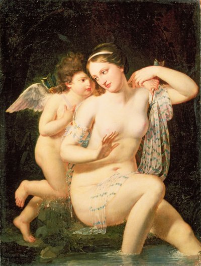 Venus en Cupido door N. de Courtaille